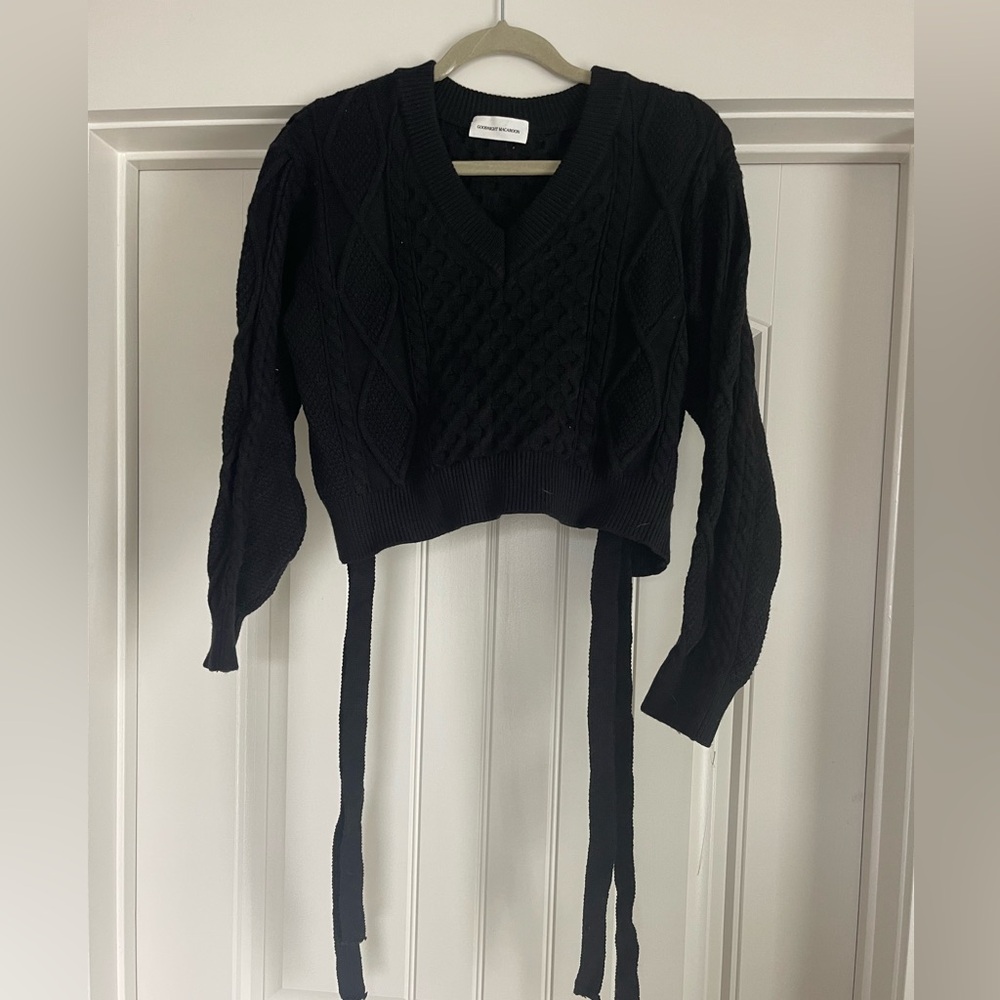 Cropped Black Sweater NBW
